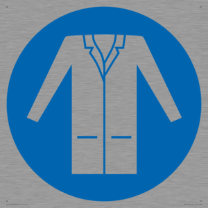 Custom Mandatory: Wear a lab coat